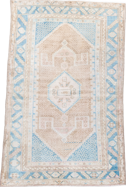 Antique Hamadan Area Rug (4' x 6')